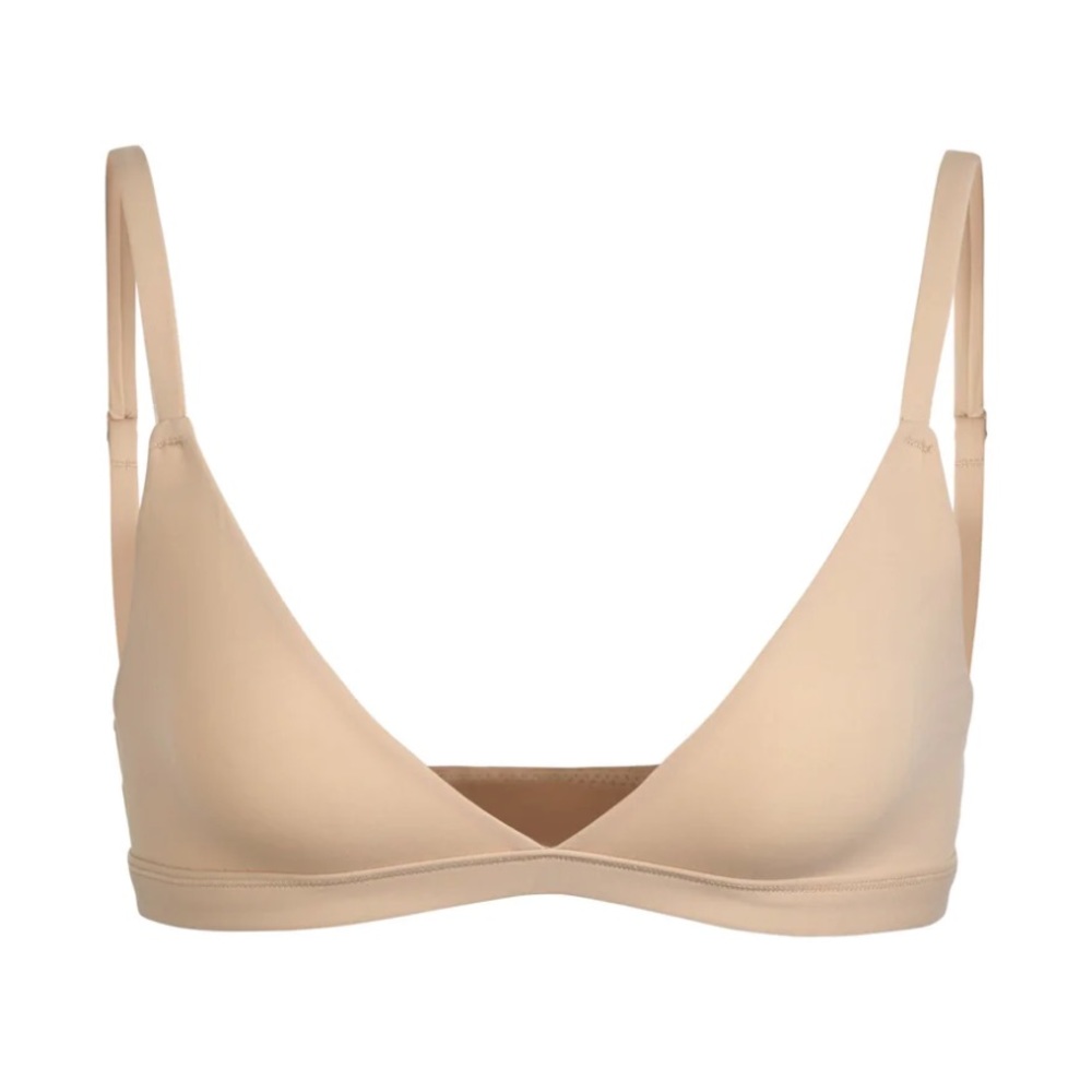 Skims Triangle Bralette Clay